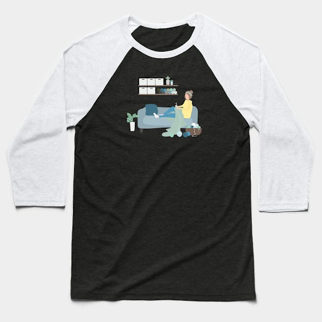 My Happy Place Baseball T-Shirt by Maison de Kitsch